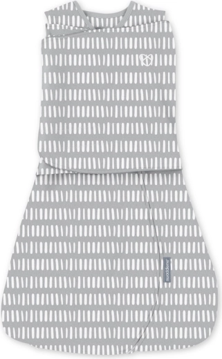 Zavinovačka SwaddleMe s voľnými rukami TOG 1, bavlna, Grey, 3–6 m