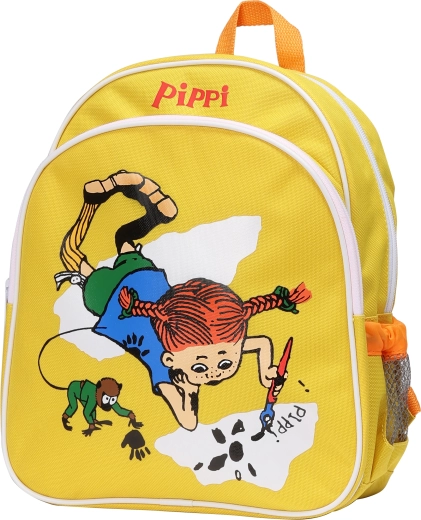 Detský batoh Pippi Dlhá pančucha žltý