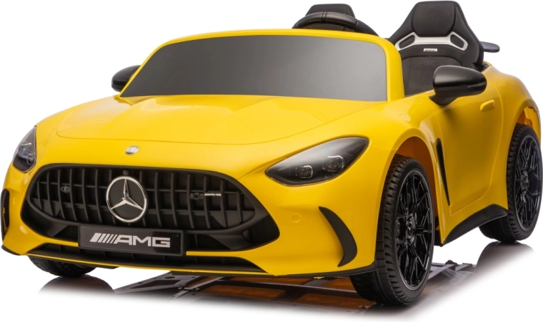 Elektrické autíčko MERCEDES-AMG GT63, žlté, 24 V