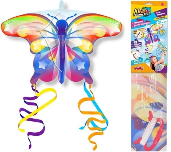 Eolo Toys mini nylonový drak motýľ 56 × 40 cm