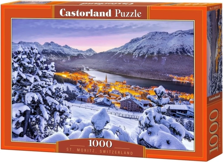 Puzzle Castorland St. Moritz, Švajčiarsko – 1000 dielikov