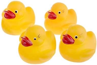 Gumené kačičky do kúpeľa 4 ks