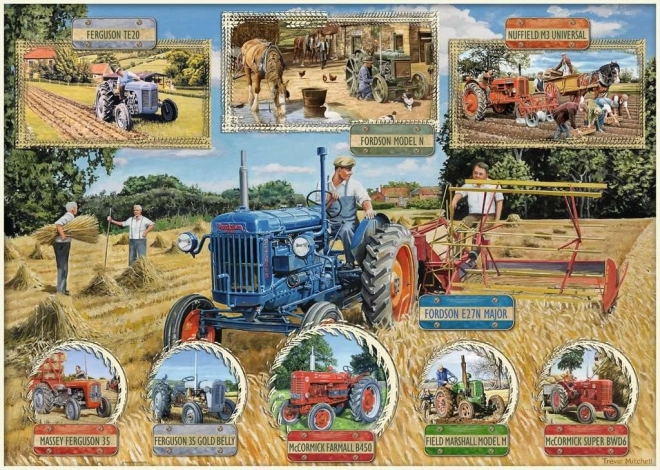 Ravensburger puzzle Práca na poli
