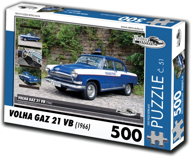 RETRO-AUTA Puzzle Volha Gaz 21 VB 1966, 500 dielikov