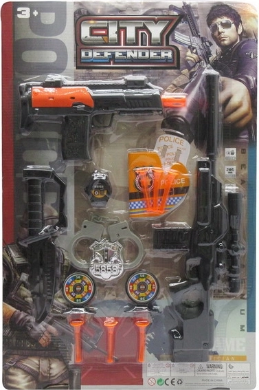 Policajný set na šípky pre deti