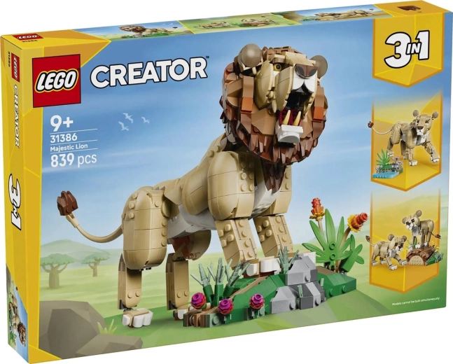 LEGO Creator Divoká zvieratá: Majestátny lev