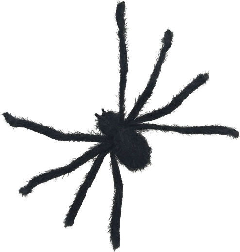 Veľký čierny pavúk na Halloween 77 cm