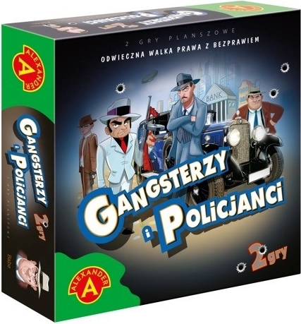 Gangstri a policajti – napínavá rodinná stolová hra ALEXANDER