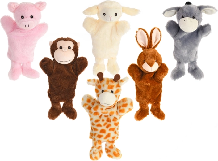 Plyšový maňuška zvieratko 25 cm, viac druhov