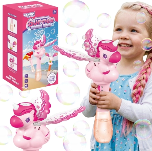 Woopie bublifuková pištoľ ružový jednorožec