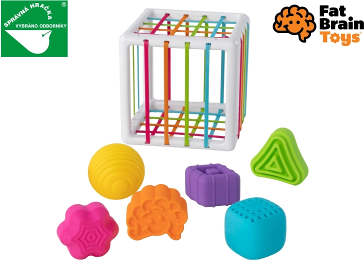 Senzorická vkladačka s elastickými šnúrkami FAT BRAIN InnyBin