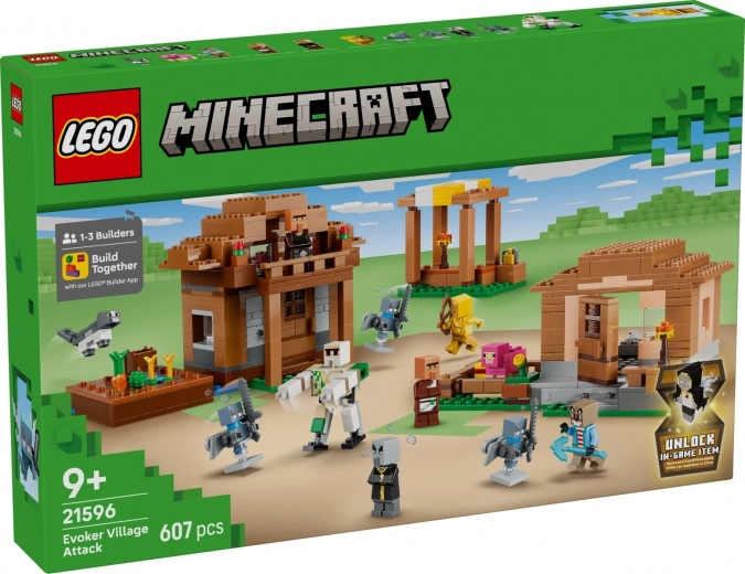 LEGO Minecraft nájazd vyvolávačov na dedinu