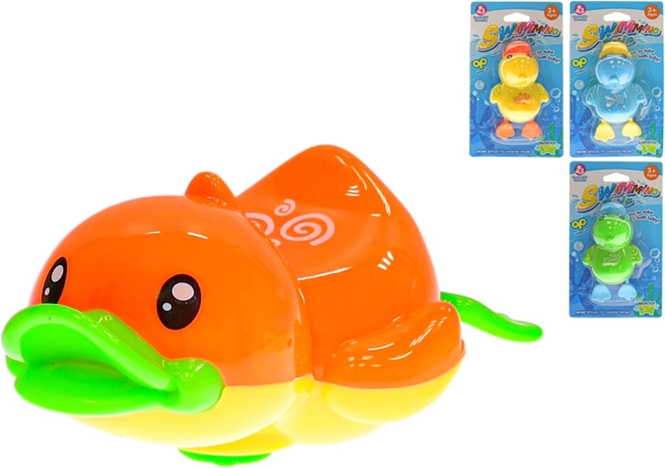 Plávajúca naťahovacia kačička do vane 12 cm