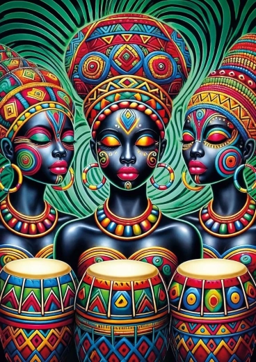 Puzzle Kmeňový rytmus 1000 dielikov ART PUZZLE