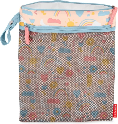 Skip Hop Spark Style nepremokavé vrecúško Rainbow 30 × 38 cm