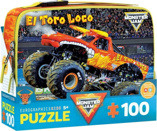Puzzle v boxe El Toro Loco Monster Jam 100 dielikov