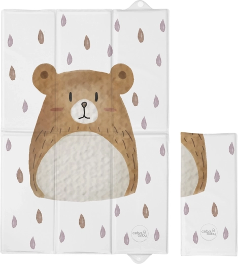 Ceba Baby cestovná prebaľovacia podložka Basic bear buddy 60 × 40 cm