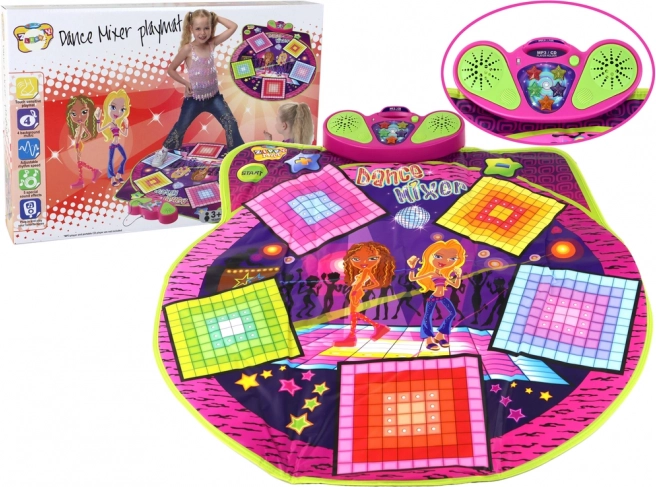 Detská tanečná podložka so svetlami a zvukmi, 91cm x 93cm