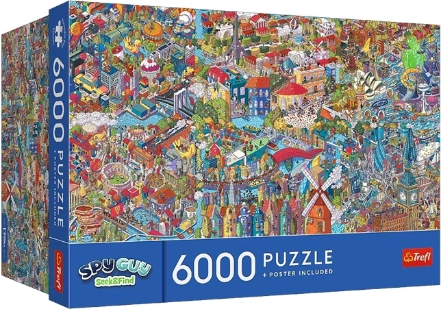 Puzzle Spy Guy: city break – 6000 dielikov