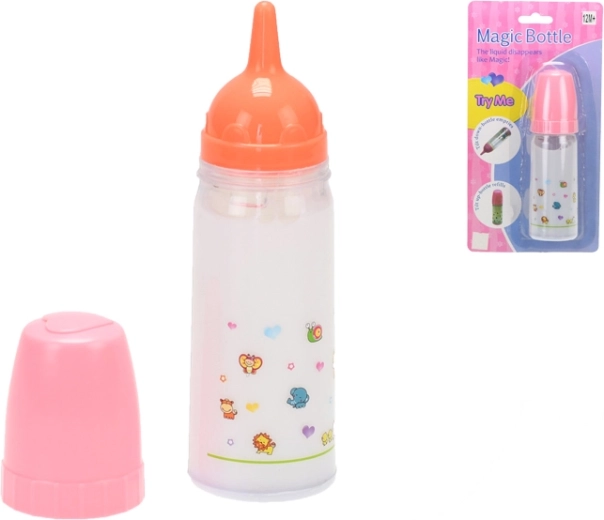 Fľaštička na mlieko pre bábiky 15 cm