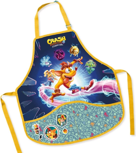 Detská pracovná zástera Crash Bandicoot 50 × 55 cm