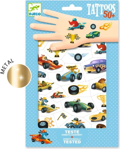 Tetovanie s metalickými autami DJECO