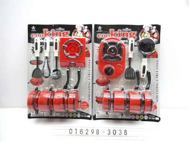 Sada detského riadu so sporákom