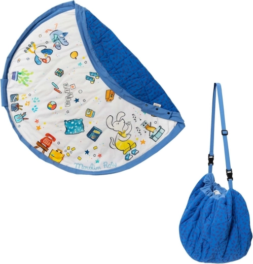 Play and Go Noomad soft hracia deka a vak na hračky Puce & Pilou by Moulin Roty
