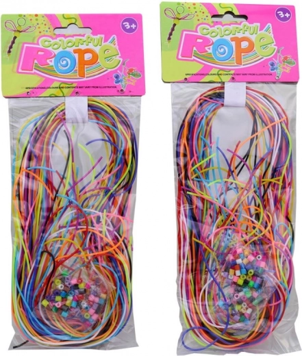 Šnúrky na zapletanie s doplnkami 80 cm