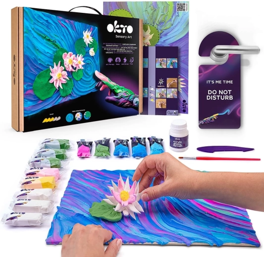 Okto výtvarná sada Lekná 30 × 40 cm