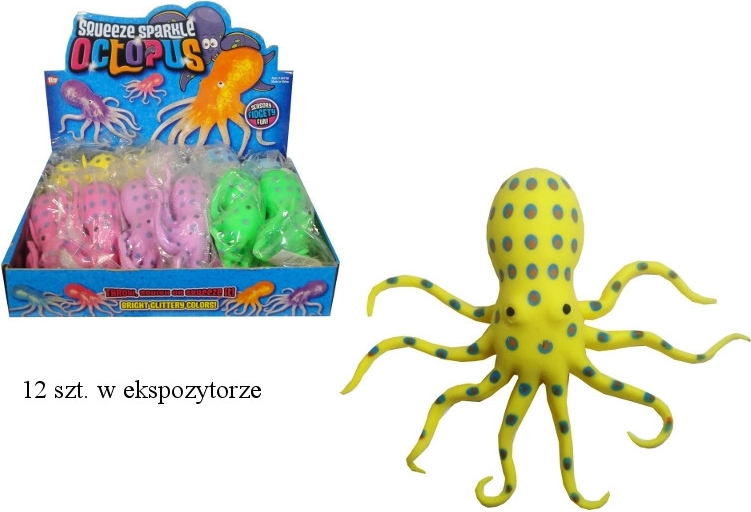 Antistresová mačkacia chobotnica