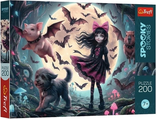 Puzzle Trefl Spooky Stories – Księżycowe historie 200 dielikov