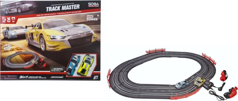 Závodná autodráha na diaľkové ovládače s USB napájaním