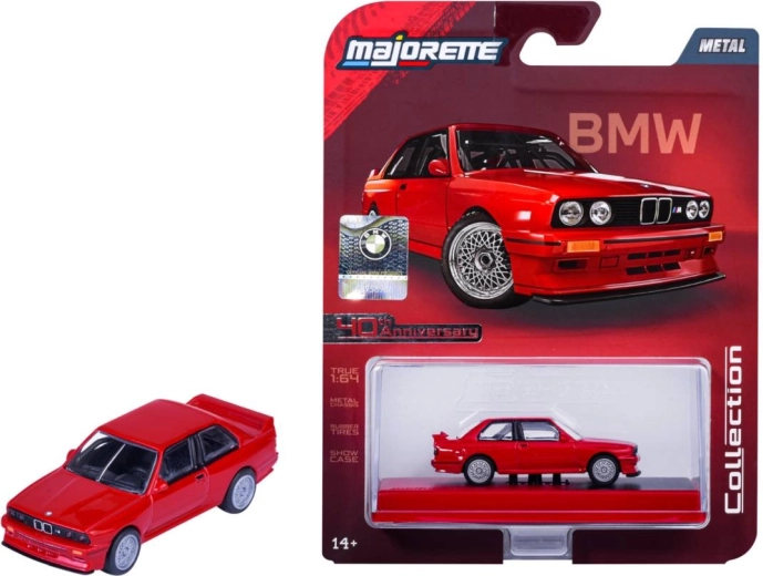Zberateľský kovový model 1986 BMW M3 v mierke 1:64