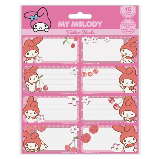 Cinnamoroll menovky na zošity