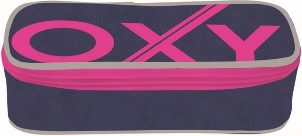 Školský peračník Oxybag komfort jednoposchodový Blue Line Pink