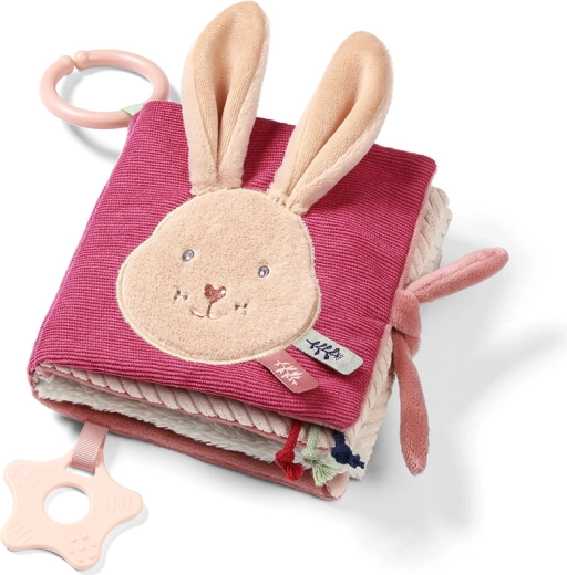 Senzorická látková knižka BABYONO Rabbit Karo, 0m+