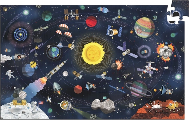 Puzzle DJECO Pozorovanie: Vesmír 200 dielikov