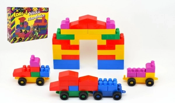 stavebnica LORI 4 plastová, 100 ks