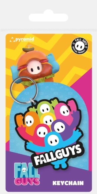 Gumová kľúčenka FALL GUYS