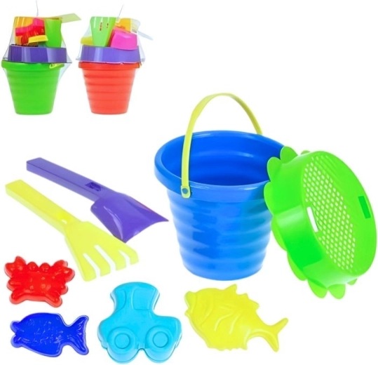 Súprava na piesok 7 ks – 3 farby