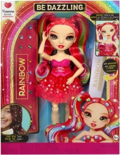 Rainbow High Be Dazzling módna bábika Vivienne Rouge – červená