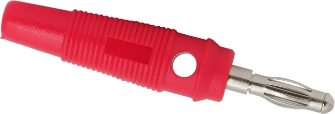 Pogumovaná banániková zástrčka pre kábel s priemerom 3 mm