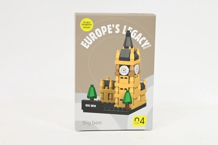 IM.MASTER Budowle europejskie Big Ben – stavebnica 133 dielikov - 1 kus