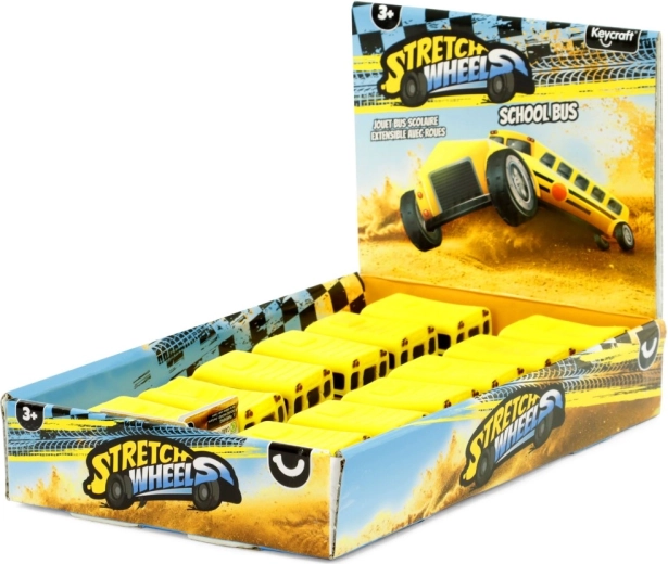 Stretchový antistresový školský autobus – mačkacia a naťahovacia hračka