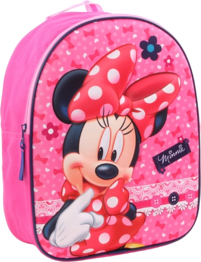 3D detský batoh Minnie Mouse ružový 31 cm