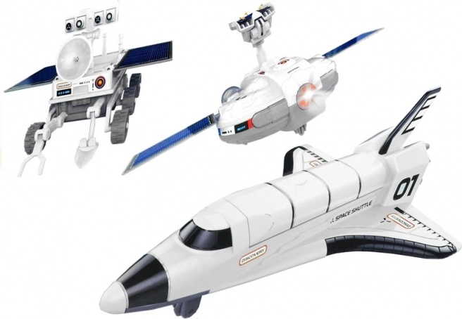 Kreatívna solárna vesmírna sada 3v1 DIY rover