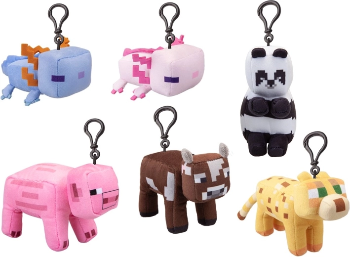 Minecraft plyšové zvieratko s klipom 13 cm