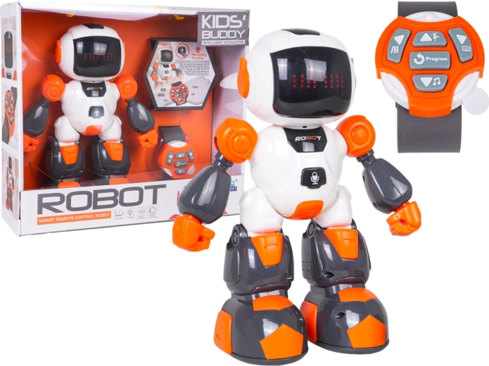 Robot Buddy ovládaný hodinkami - 1 kus