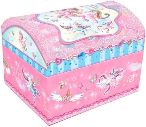 Hudobná skrinka s motívom jednorožca